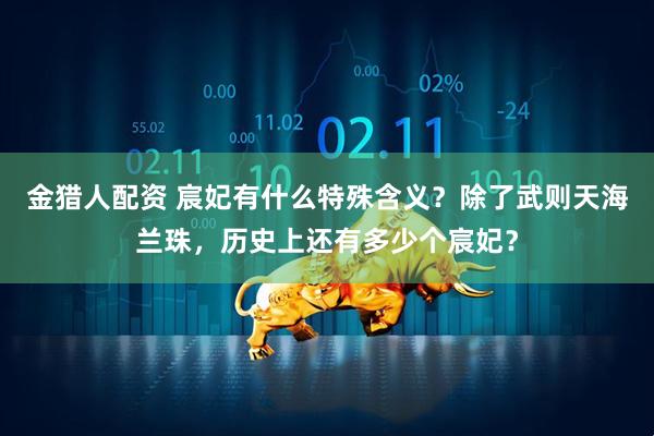 金猎人配资 宸妃有什么特殊含义？除了武则天海兰珠，历史上还有多少个宸妃？